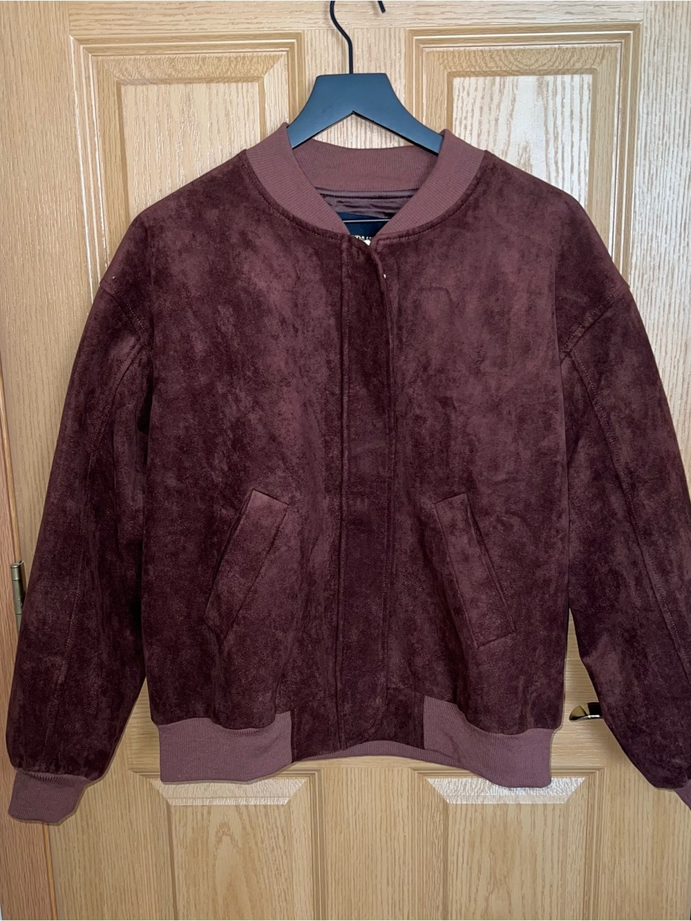 Amanda Uprichard Women's Vero Suede Bomber Jacket - Cocoa XS NWT - Picture 3 of 9